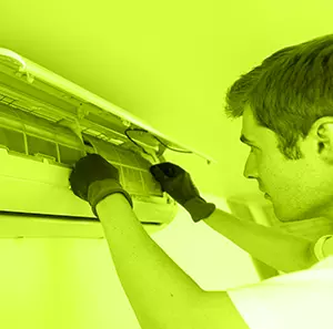 Écoresponsable - Entretien professionnel d’un climatiseur mural en milieu résidentie